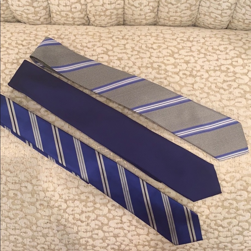 Men’s ties: banana republic, Geoff Nicholson, izod
